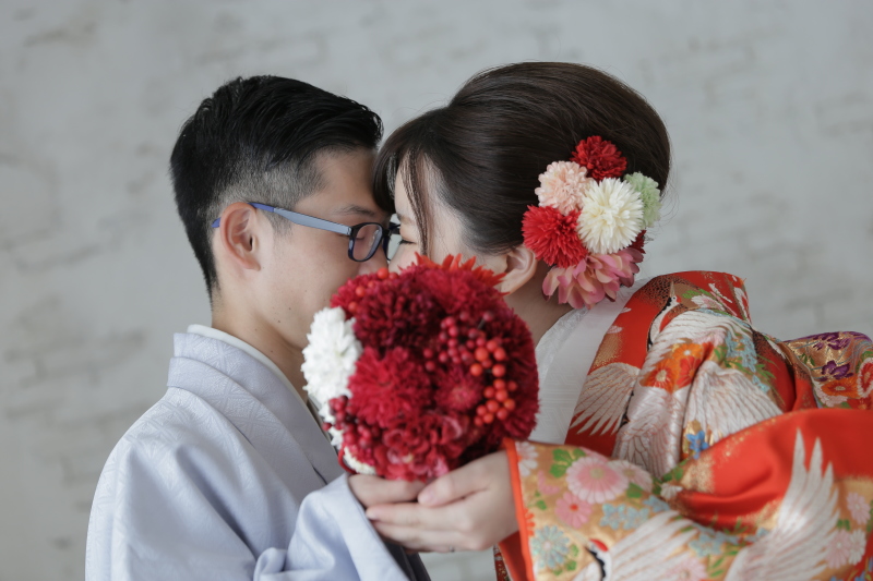 2人寄り添いポーズ♡