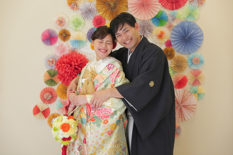 大人気ペーパーファンでの撮影!