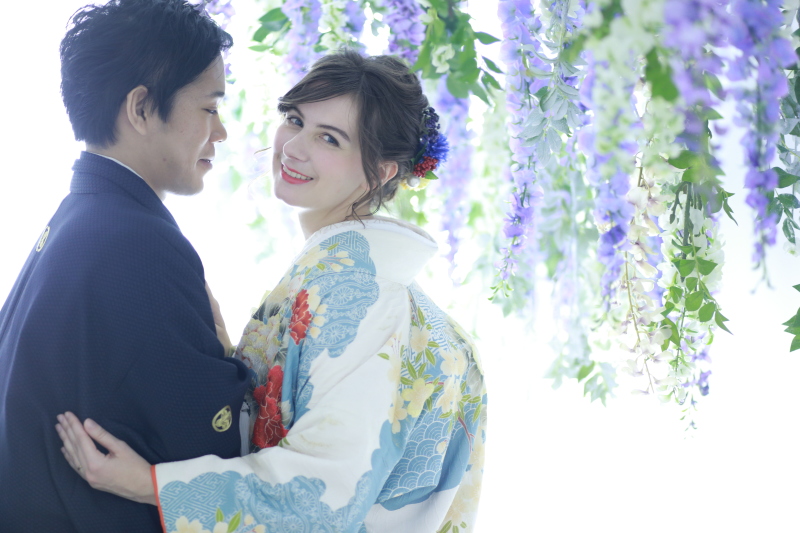 和装へと着替えて