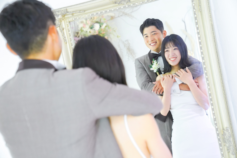 続いて、洋装に変身!