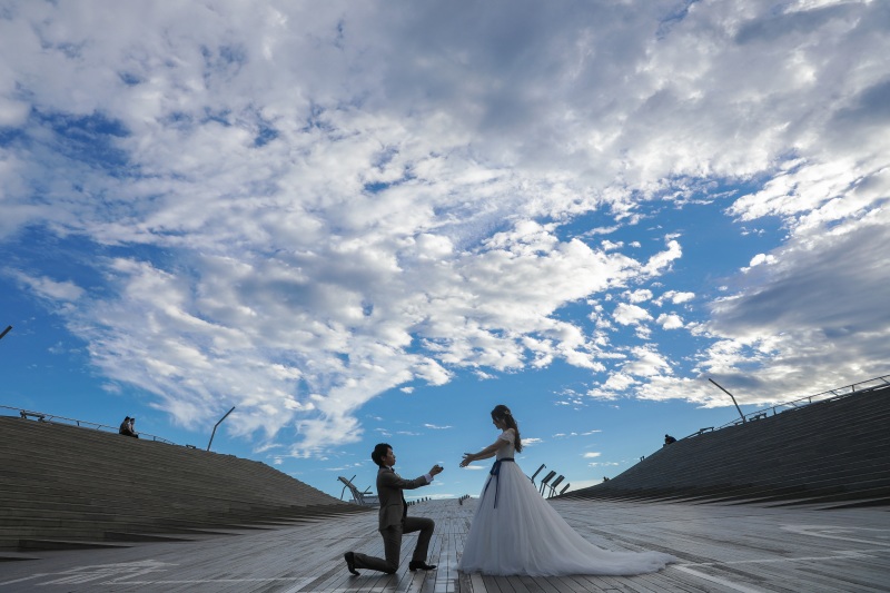 プロポーズシーンを再現して