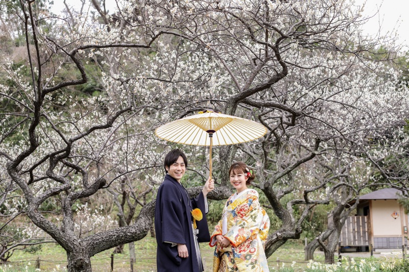 季節のお花と一緒に