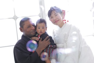 和装ファミリーフォト