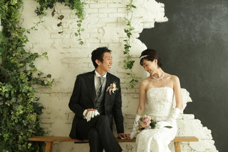 グリーンのあるガーデン風の1枚♪