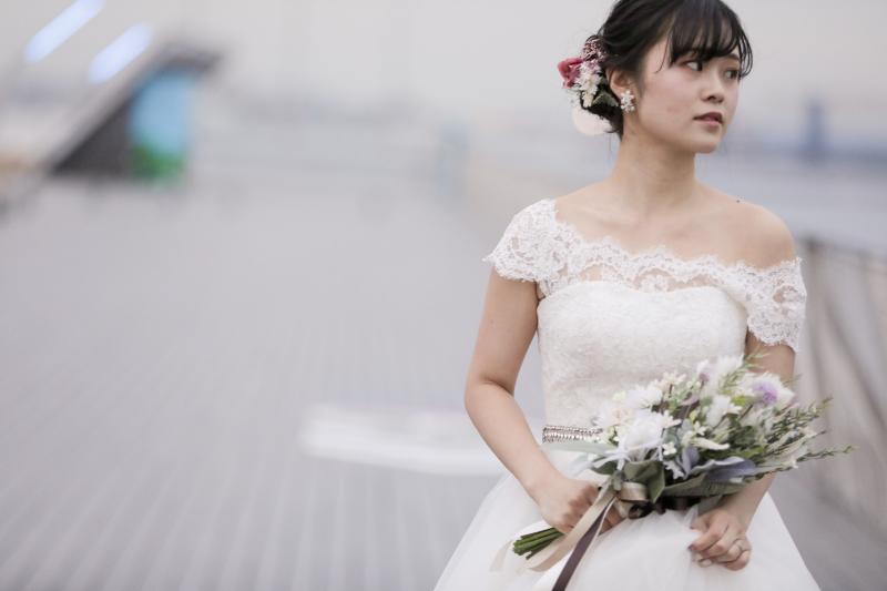 新婦ソロショット