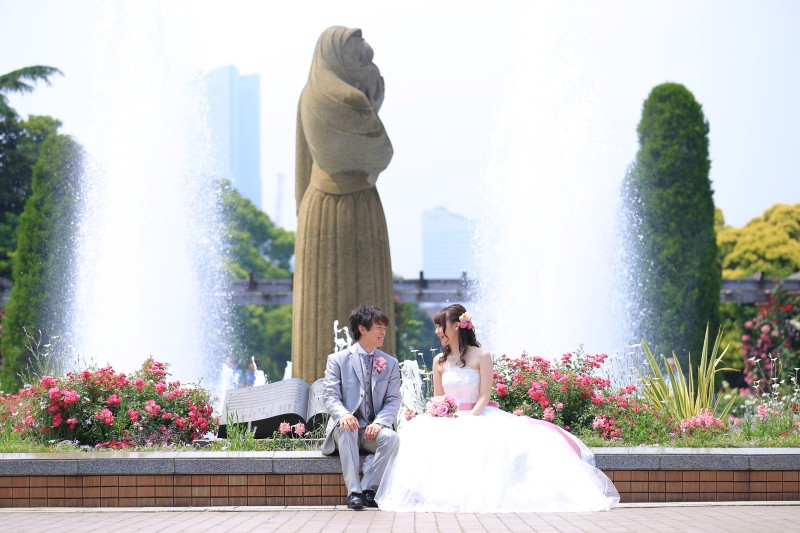 キラキラの水しぶき