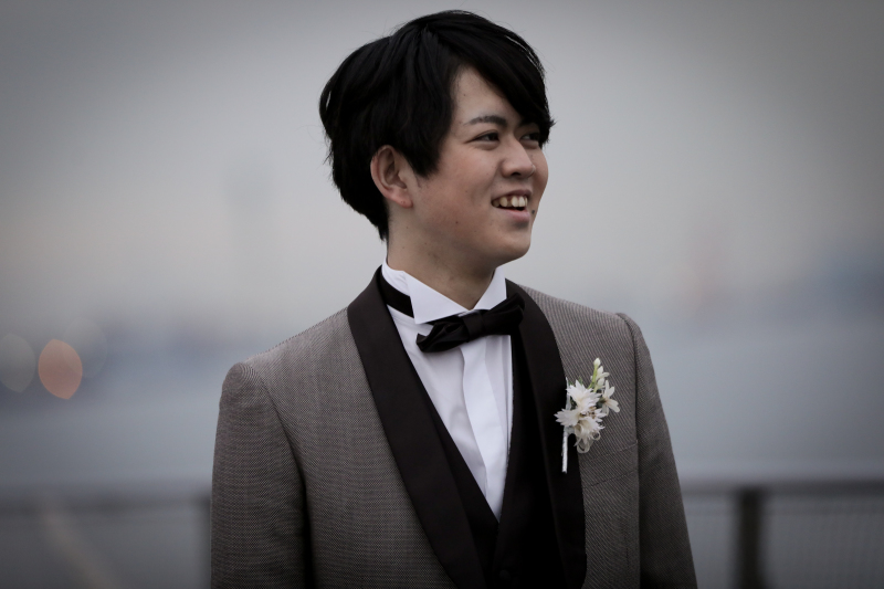 新郎ソロショット