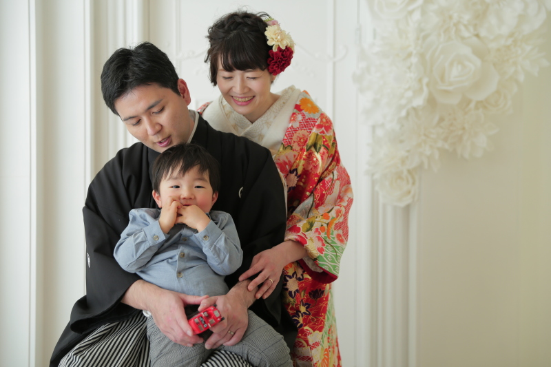 和洋装スタジオ撮影