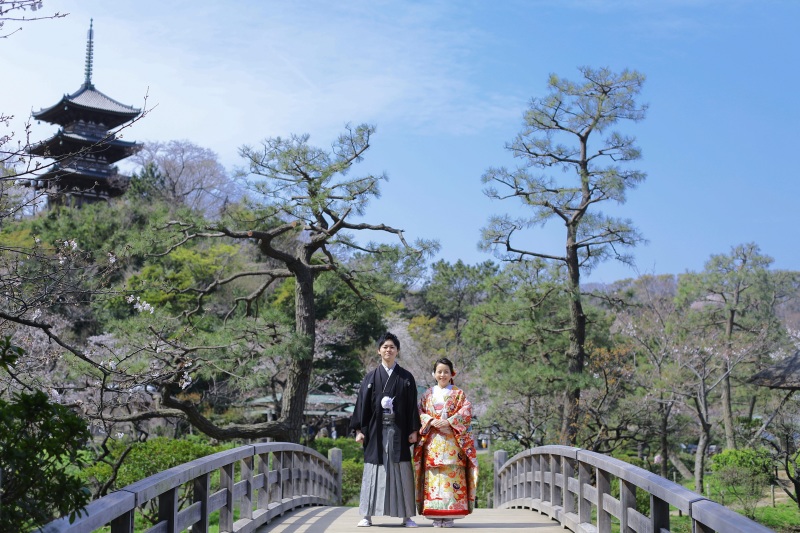 晴天に恵まれて