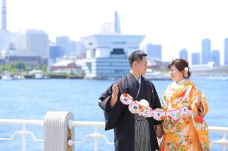 山下公園の和装もステキ☆