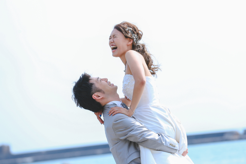 おふたりらしい笑顔で