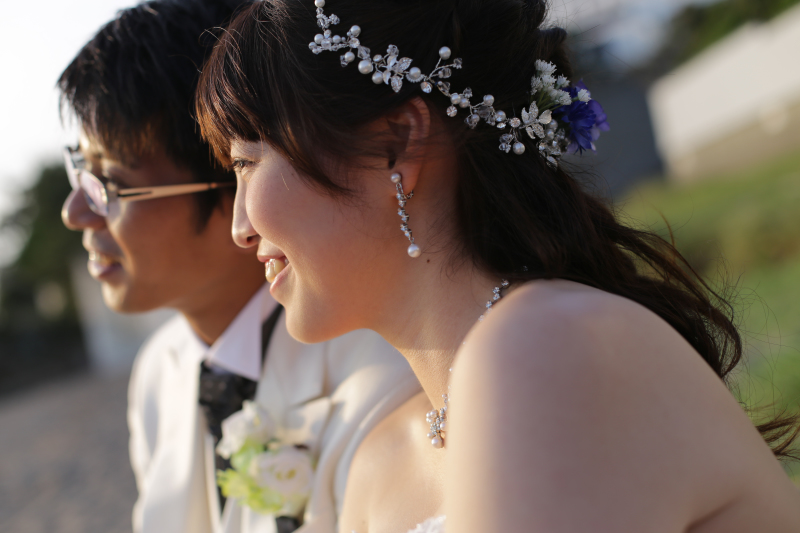 視線の先には。