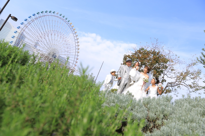 テラスでお散歩♪