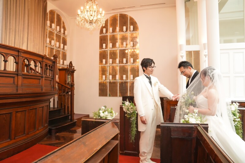 【photorait限定】まるで結婚式のよう!チャペル貸切+スタジオ撮影プラン◇ご家族さまとの撮影もOK◇