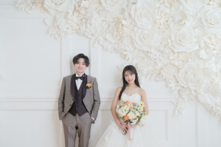 【Photorait限定】９月末まで　全て込みで￥45,000!ウェディング＆マタニティドレススタジオ撮影　セルフフォト付き