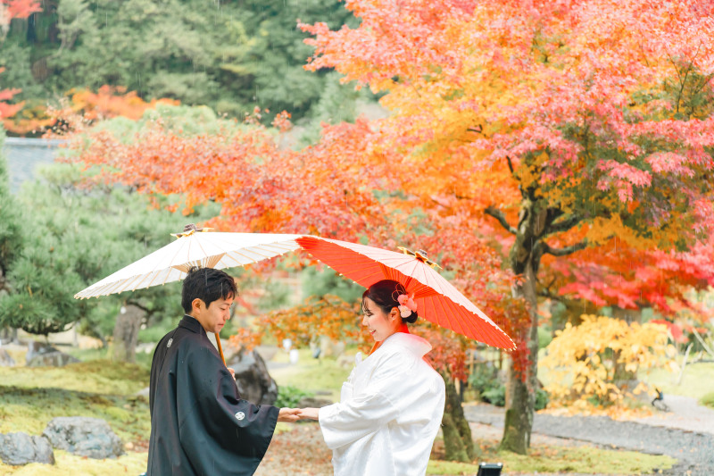【紅葉ロケ】10月~12月撮影(9月末迄の申し込みで早割)紅葉キャンペーンAプラン◆衣装代込み、100カット付き¥149,000