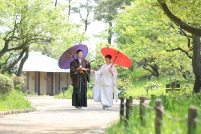 【Photorait限定】11月末迄三溪園ロケーション+和室スタジオ撮影【白無垢+色打掛衣裳追加料金無し・データ80カット付】