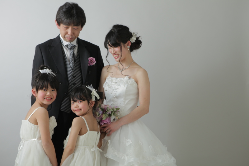 洋装スタジオ撮影