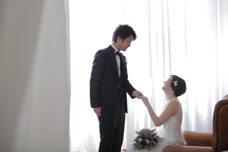 見つめあって!