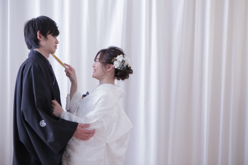 向き合って