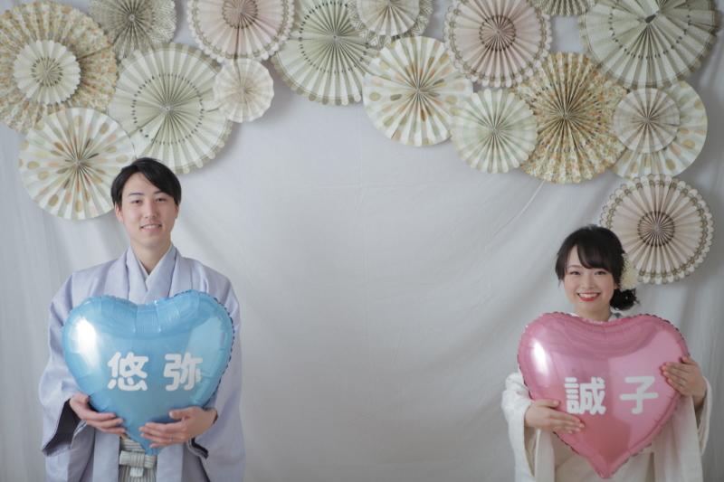 お名前入りのバルーン