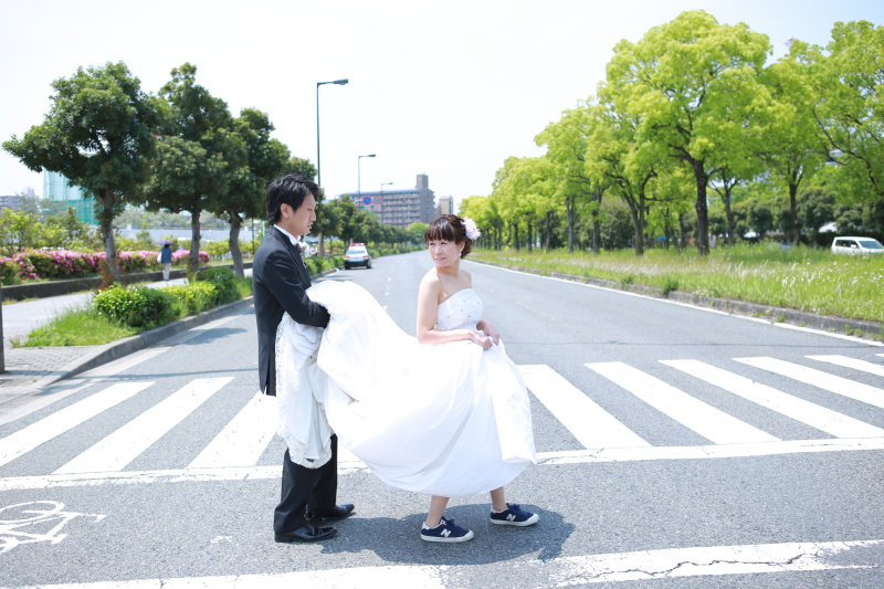 歩幅を合わせて…♪