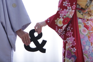 スタジオ　和装引き振袖