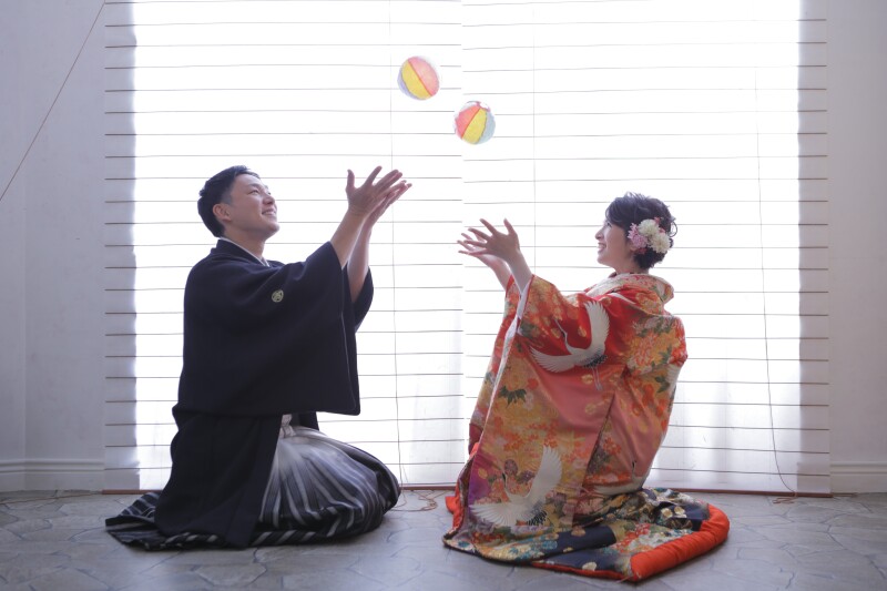 小物を使って