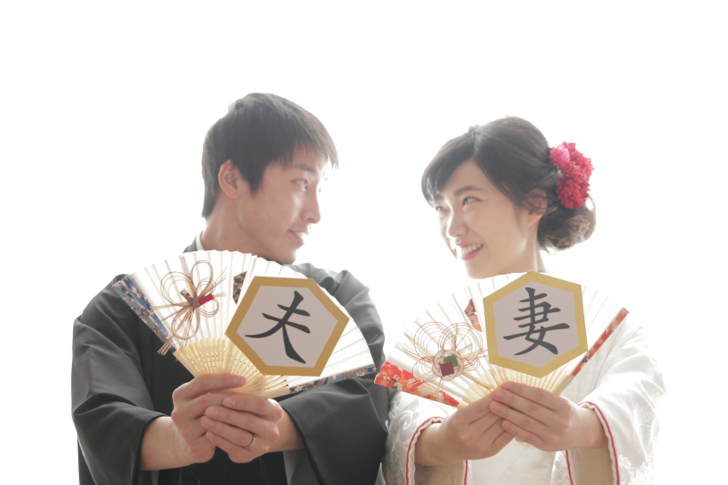 小物を使って、お二人だけのオリジナルフォトを!