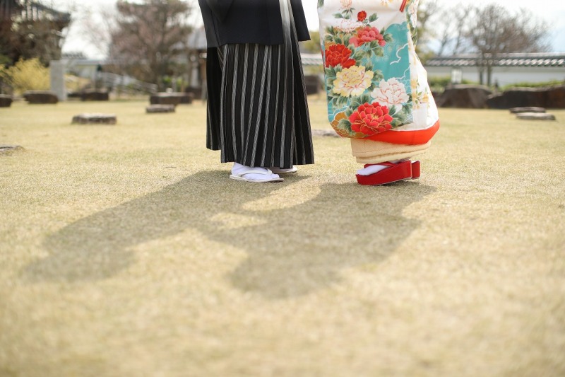 足元ショットも