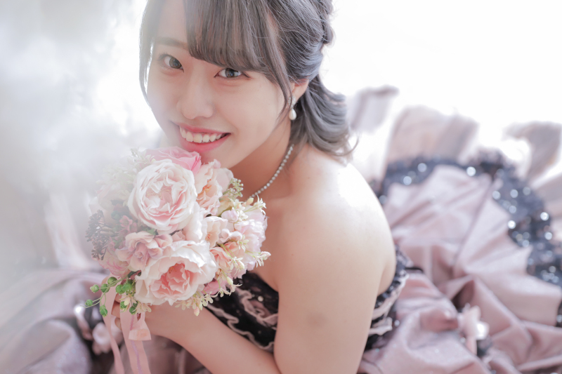 花束と