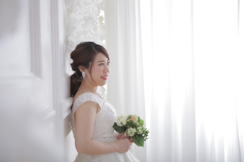 新婦様のお1人ショット！