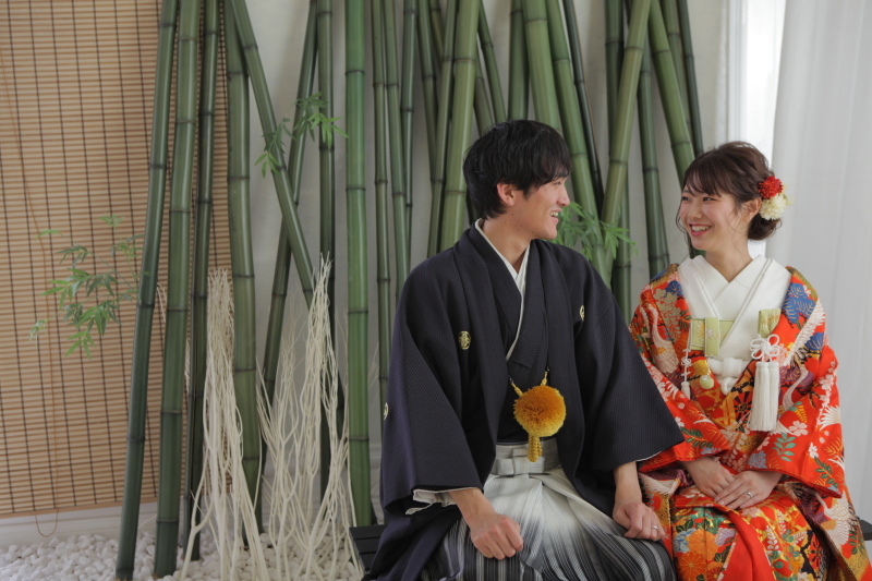 竹林のセットで！