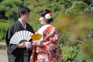 和装でロケーション！