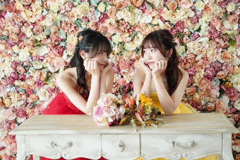 友達と一緒に。