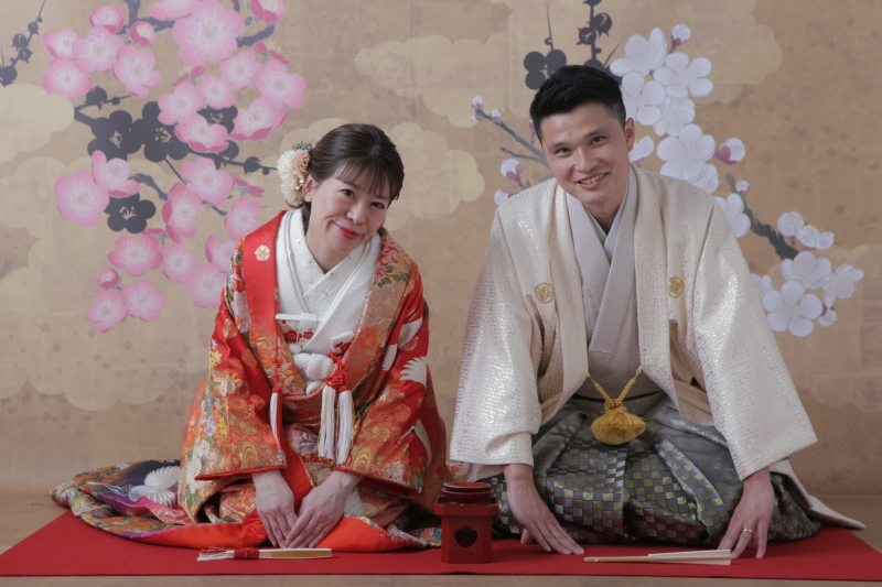 お正座ショットも