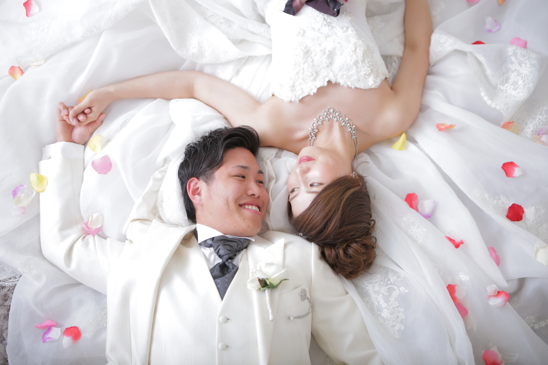 笑顔と花が満開♡