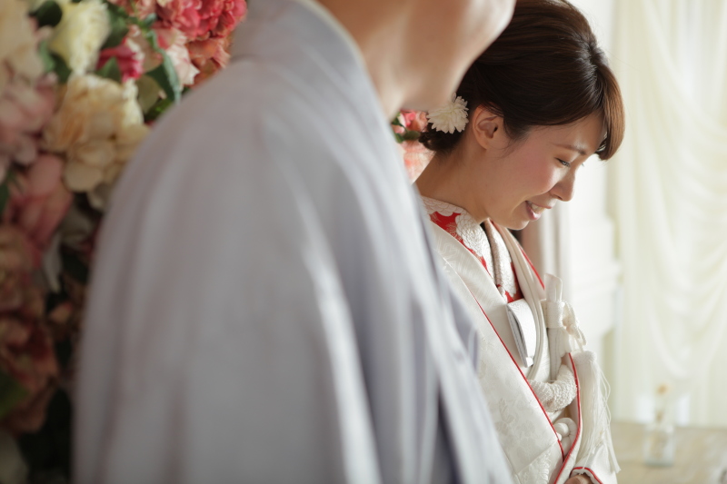 花嫁様の横顔♪