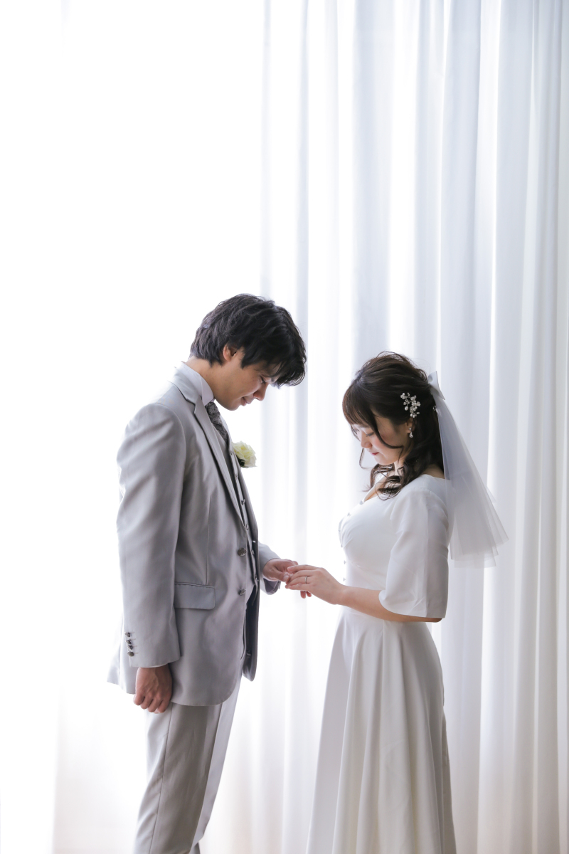 婚礼衣装から私服までお好みで