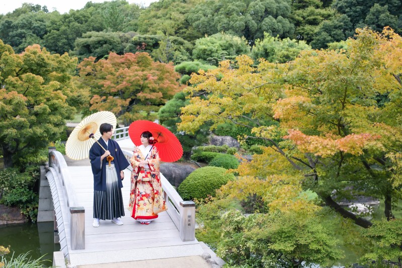 CLAIRE梅田店_庭園で撮影できる