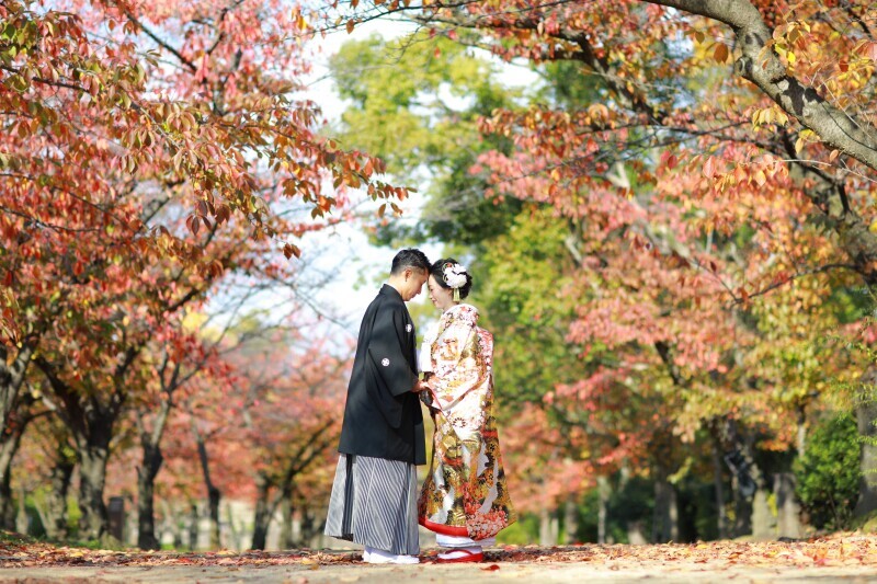 【Photorait限定】10月末までの撮影　お好きな和装をきて庭園＆スタジオで撮影(追加料金なし)　100カットデータ