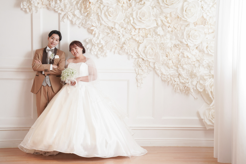 着たいドレスで叶える♡プラスサイズ花嫁向け スタジオ撮影衣装1着・Curvy Weddingプラン〈梅田店限定〉