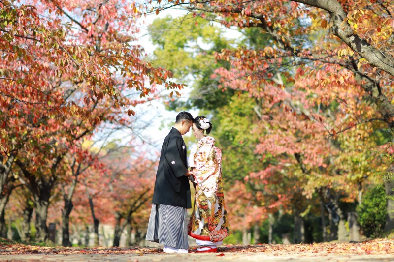 【梅田店限定】大阪城公園ロケーション撮影・衣装1着・150カット全データ付きプラン◇衣装選び放題&肌着レンタル&交通費付