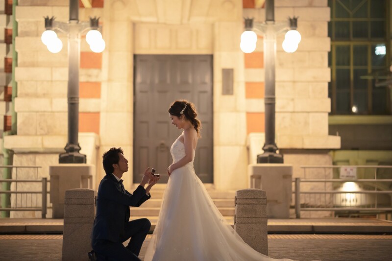 【100カットデータを3日で納品】2/15まで Urban Glowナイトロケーションプラン☆ドレス1着で中之島公園ナイトロケ