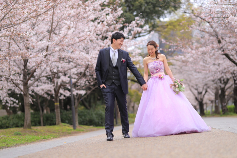 【梅田店限定】大阪城公園ロケーション撮影・衣装1着・150カット全データ付きプラン◇衣装選び放題&肌着レンタル&交通費付