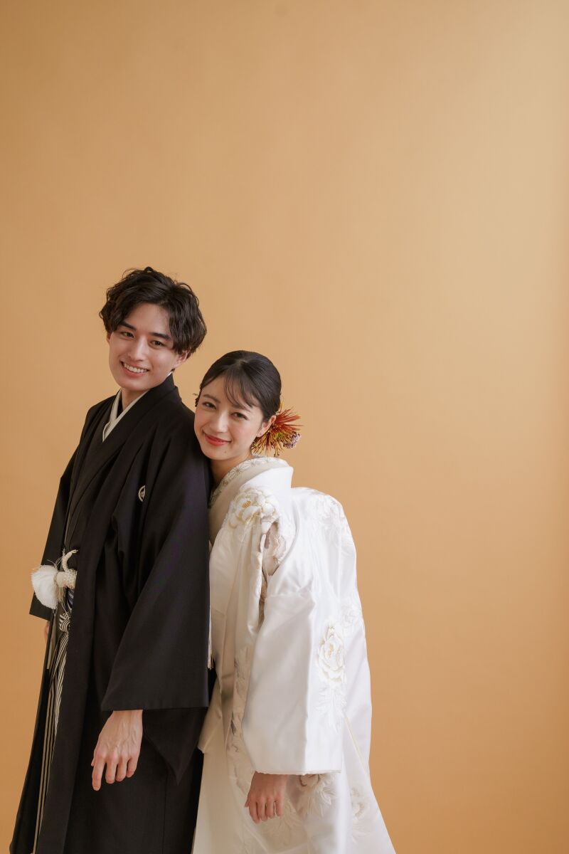 【Photorait限定】和装２着で￥65,000！セルフフォト付スタジオプラン◇グレードアップ衣装、肌着レンタル込でオトク♪