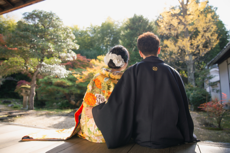 色打掛へと着替え