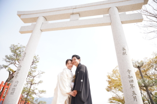 思い出の場所での和装ロケーション