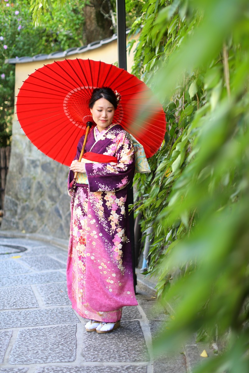 振袖で