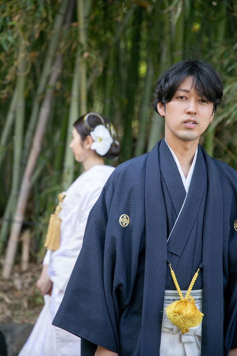 新郎様にもフォーカスを